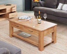 Mobel Oak Four Drawer Coffee