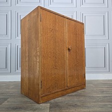 Vintage Oak Filing Cupboard