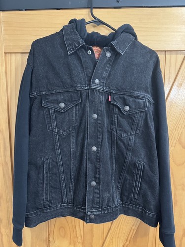 Levis hybrid hoodie trucker - levis,