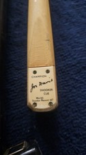 Joe Davis Champion Snooker Cue 147 Vintage with Metal Canister Case