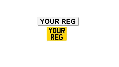 Number plates road mot - number,