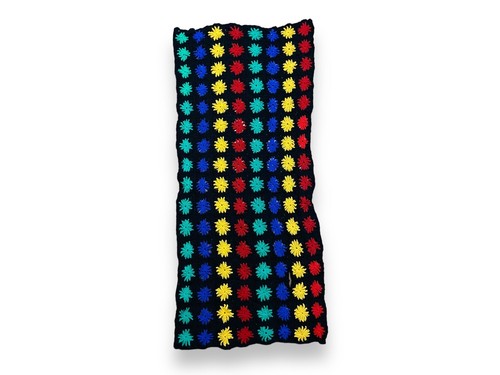 Vtg granny square throw - vtg,