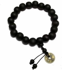 Beaded Wood Buddha Buddhist Prayer Beads Tibet Bracelet