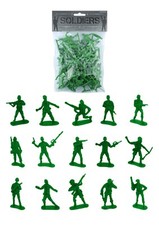 100 loose toy soldiers green