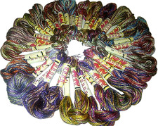 20 Skeins Large Silk Stranded