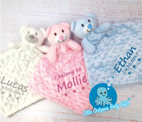 Personalised baby comforter