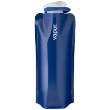 Vapur Wide Mouth Bottle 700ml Solid Reusable Freezable Foldable Admiral Blue