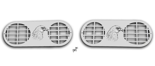 Mirror stainless steel - mirror, set