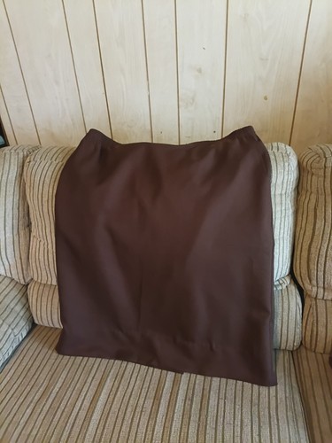 Brown skirt features - brown, a