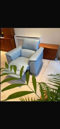 Genuine leather recliner - genuine,
