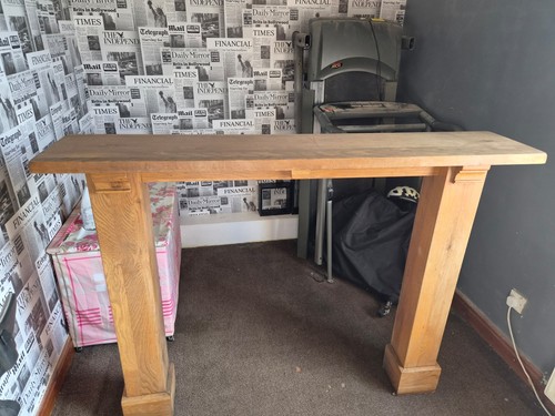 Solid wood oak fireplace - oak,