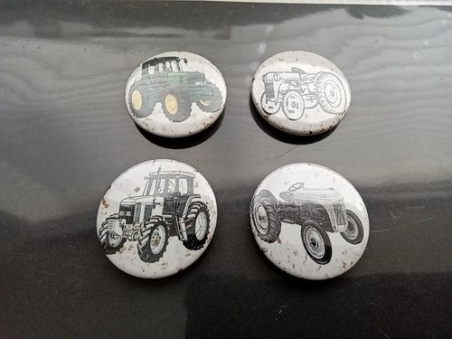 Tractor pin badge original - tractor,