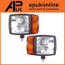 2x Head Light Lamp for JCB