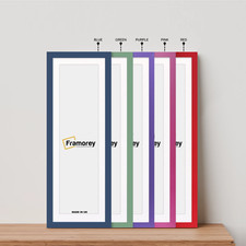 Panorama Style Wood Photo Frame Without Mount Poster Frames With White Mount