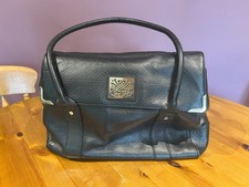 BIBA Leather embossed handbag