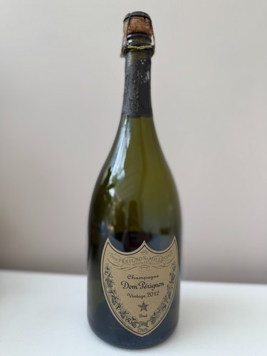 Empty bottle dom perignon - bottle,