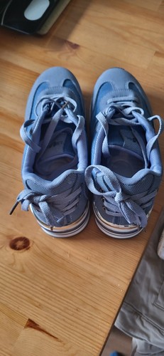 Womens blue stylish lace-up