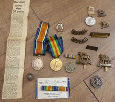 WW1 British Army Medal Pair