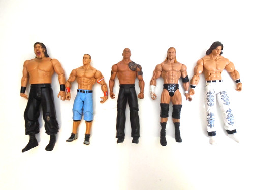 Wwe figure bundle the rock - wwe,