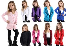GIRLS KIDS BOYFRIEND* CARDIGANS* SCHOOL FASHION  SHRUG TOPS AGES 3 TO 13 T-shirt