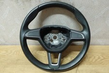 35596 H13F 2012 ONWARDS SKODA CITIGO 1.0 MPI STEERING WHEEL. 1ST419091F