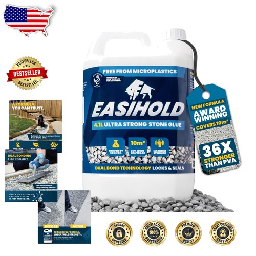 Easihold rock glue gallon - glue,