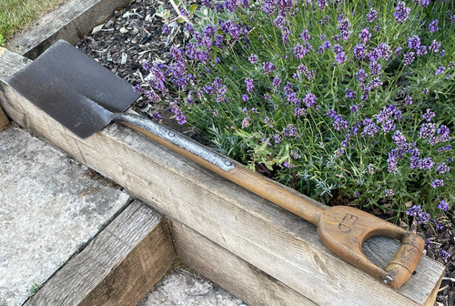 Vintage branded handle - vintage, d