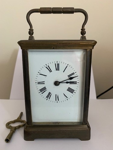 Antique french brass carriage