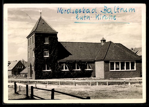 Baltrum postcard luth - baltrum,,