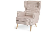 Callie Fabric Wingback Chair -