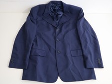 Fellini Navy Pure Wool Blazer