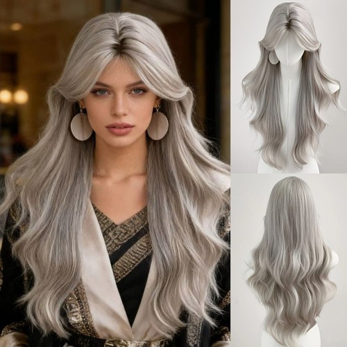 Women wavy long curly - wavy, fancy