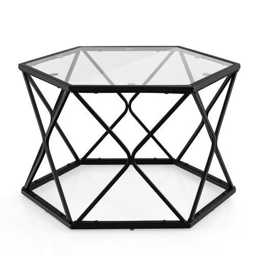 Hexagonal coffee tables metal - hexagonal,