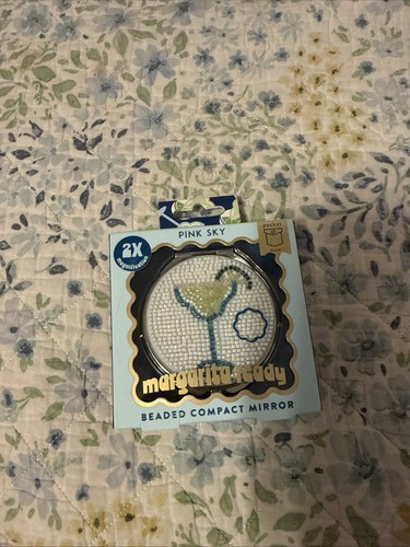 Viral beaded compact mirror - viral,