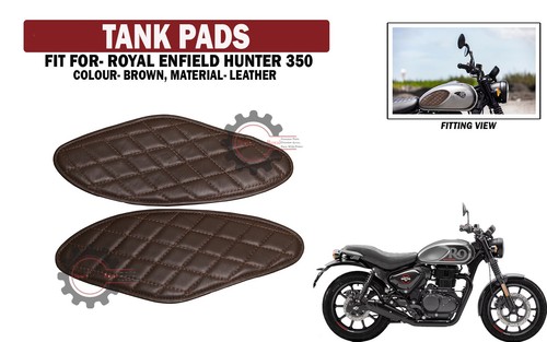 Leather diamond tank pad dark - diamond, "dark