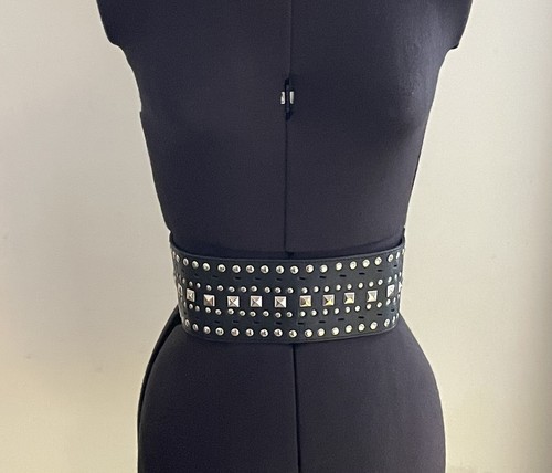Vtg topshop black leather - topshop,