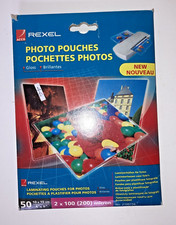 46 x Laminating Pouches for Photos 10x15cm Gloss. Rexel brand. Part pack 46/50