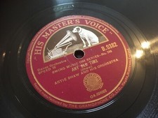 BILLIE HOLIDAY with ARTIE SHAW & His Orchestra : ANY OLD TIME.  UK. 78.rpm 1944