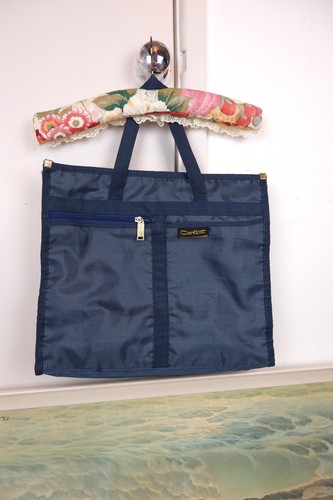 Vintage navy nylon shopper - vintage,
