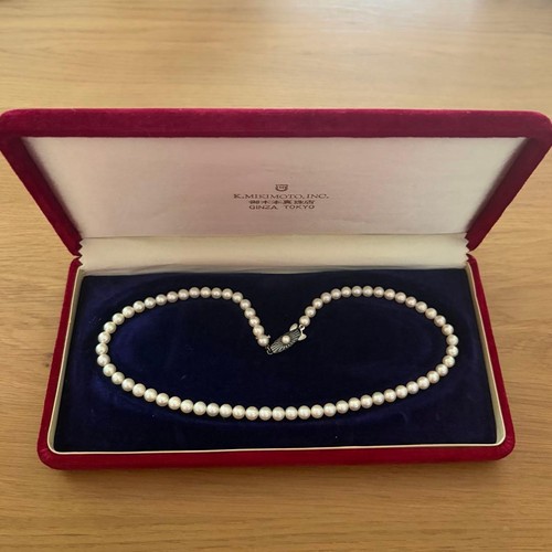 Mikimoto akoya pearl necklace - mikimoto,
