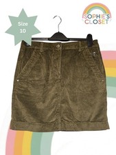 Next Olive Cord Mini Skirt