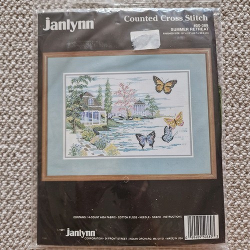 18x12 large cross stitch - cross, kit