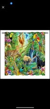Kids Jungle curtains. Set of 2 Panels W117cm (46) x D137cm (54") 
