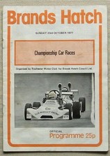 BRANDS HATCH 23 Oct 1977