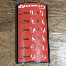 Bowflex PR1000 Placard