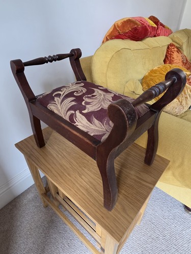 Antique mahogany upholstered - antique,