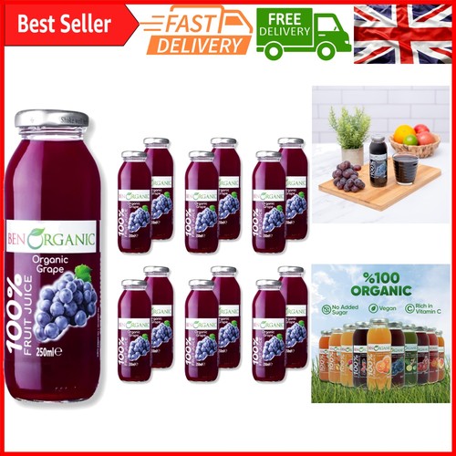 Organic grape juice - 12, x