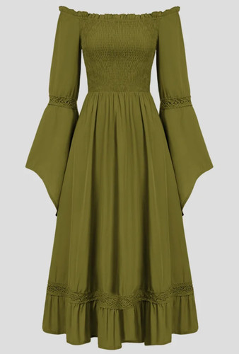Smocked bodice medieval - smocked,