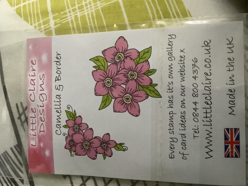 Clear stamps for - card, making