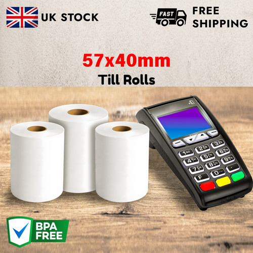 57x40mm thermal till rolls - till,